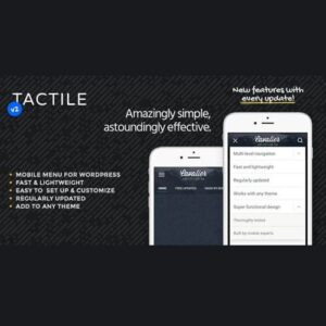 Tactile: WordPress Mobile Menu
